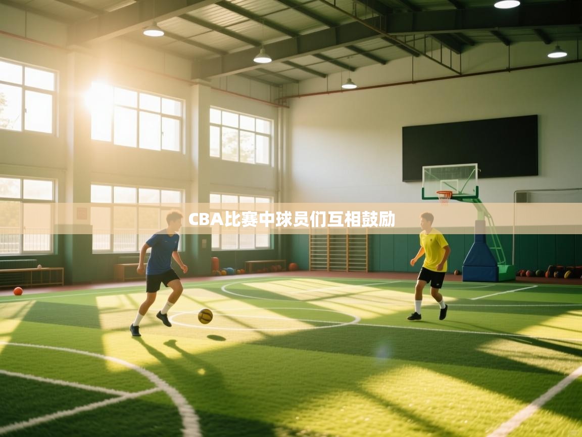 CBA比赛中球员们互相鼓励  第1张